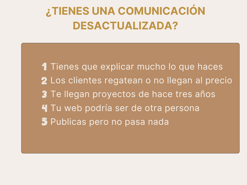 cinco señales de comunicación desactualizada en tu negocio